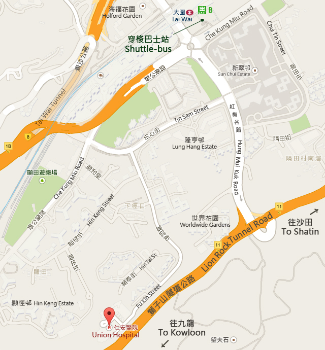 仁安医院地图
